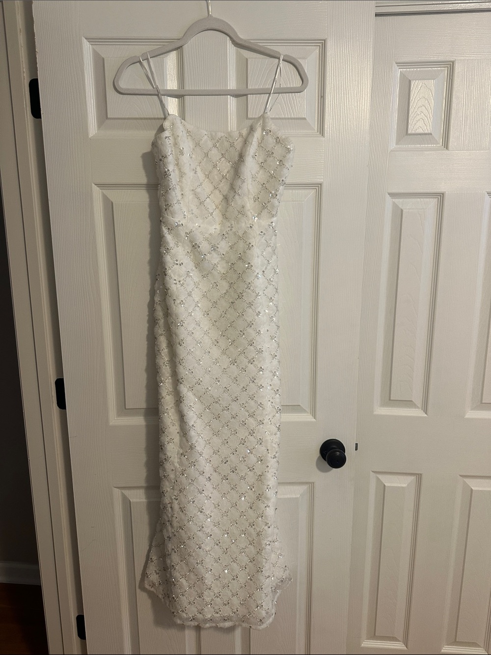 Elliatt Lola Strapless Gown in white